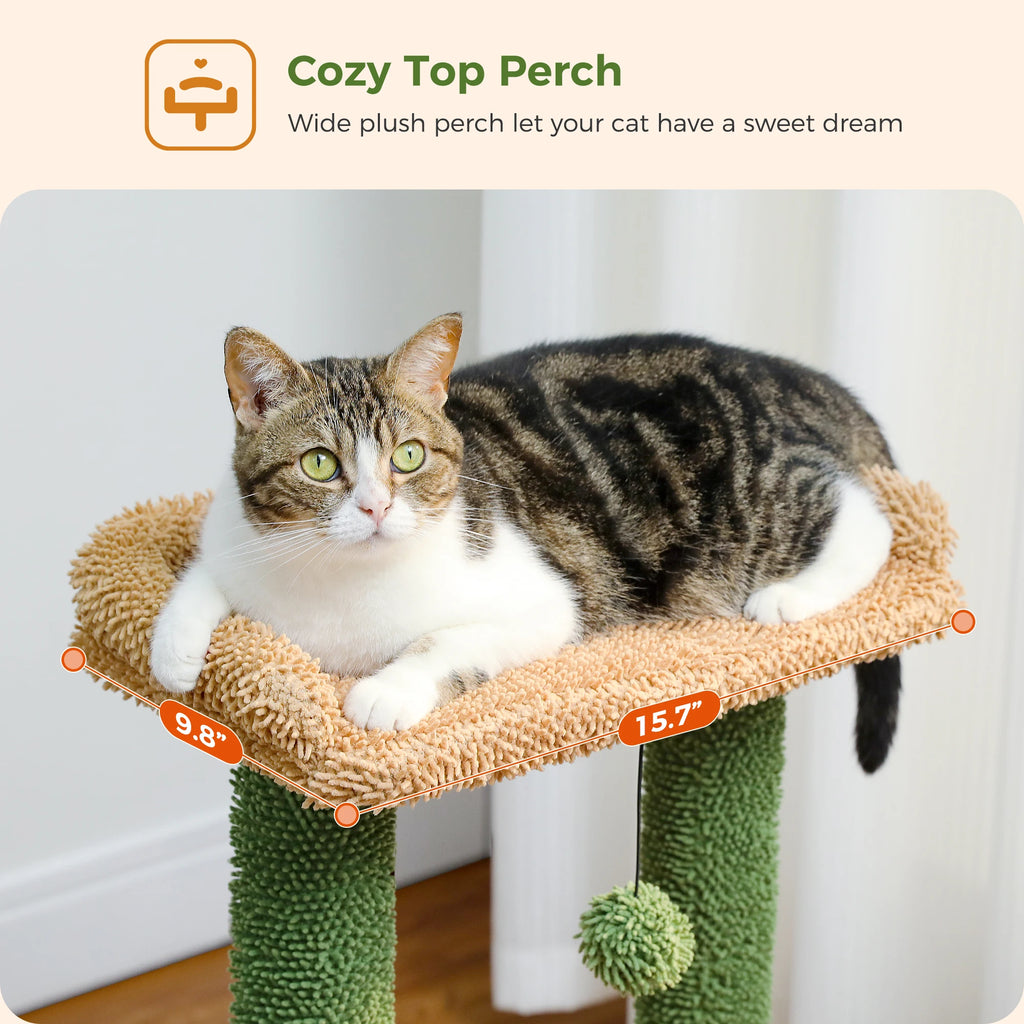 4-in-1 Cactus Cat Tree