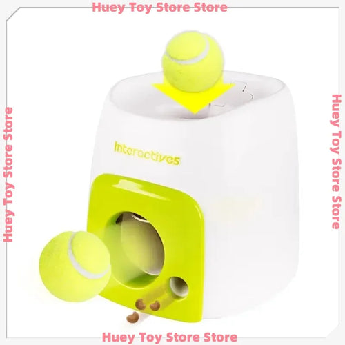 Automatic Dog Ball Launcher W/ Food Reward